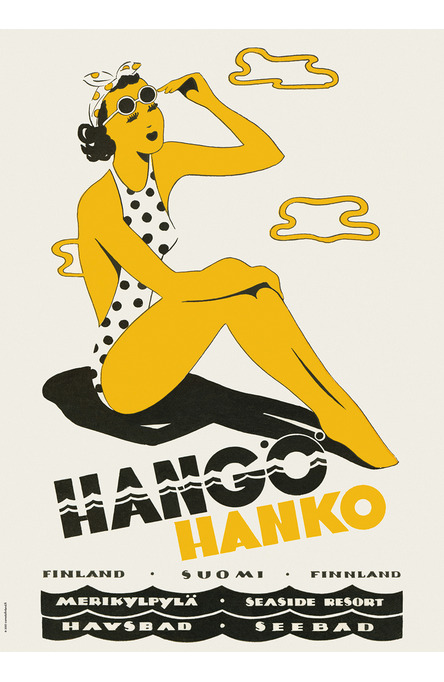 The Hanko Lady, Poster 50 x 70 cm (on demand print)