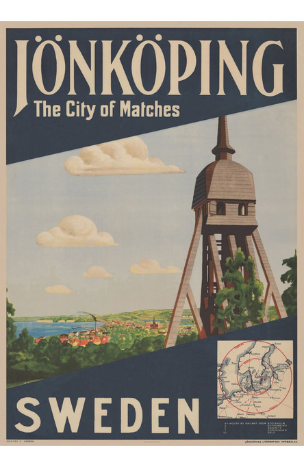 Jönköping City of Matches, Affisch 50×70 cm