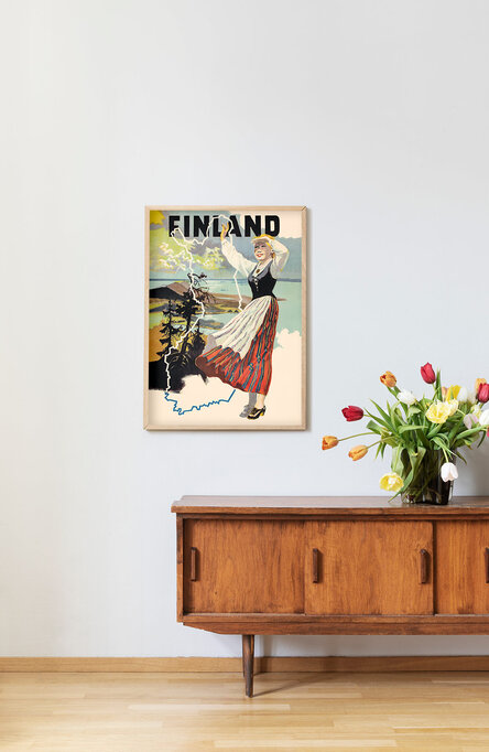The Maiden of Finland in Koli, Poster 50 x 70 cm (on demand print)
