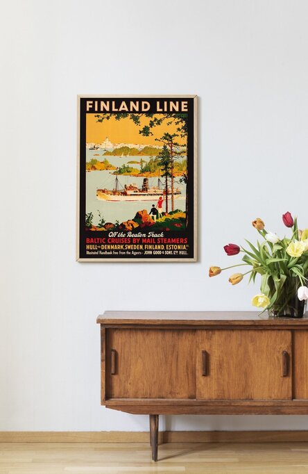 The Finland Line, 50×70 poster