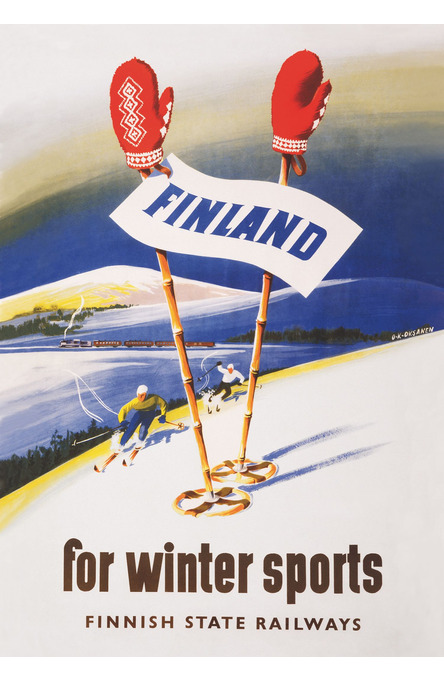 For winter sports, Original size poster