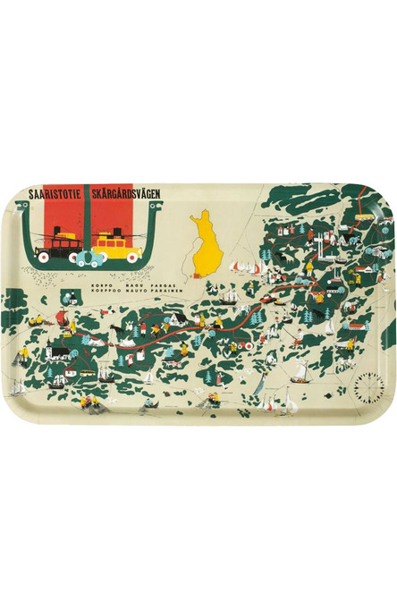 The Archipelago Route, Tray 53 x 32,5 cm
