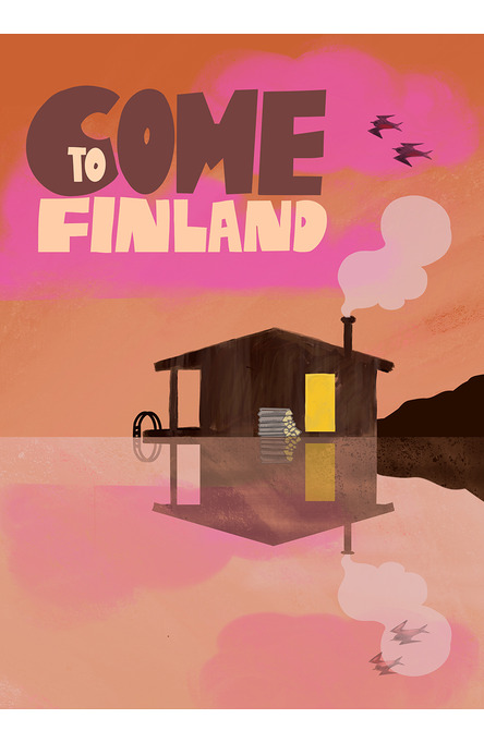 Lakeside Sauna by Nadia Tolstoy Poster 50×70