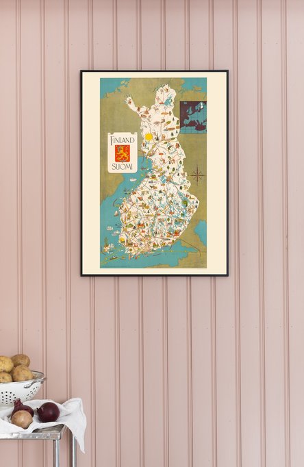 The Map, 50×70 poster
