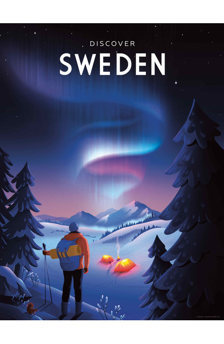 Discover Sweden, Affisch 30 x 40 cm