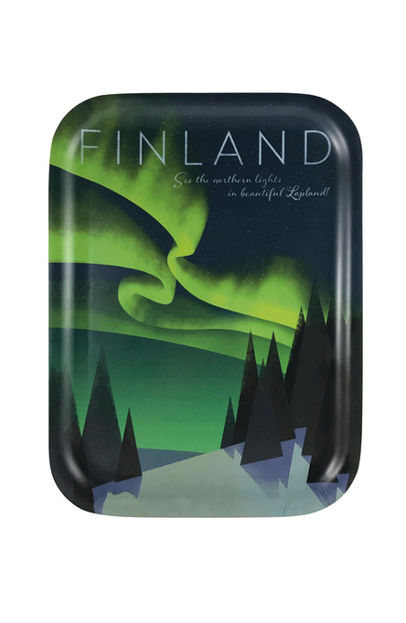 Home of the Northern Lights, Tray 20 x 27 cm