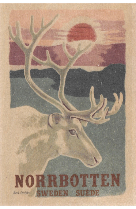 Norrbotten, Wooden Postcard