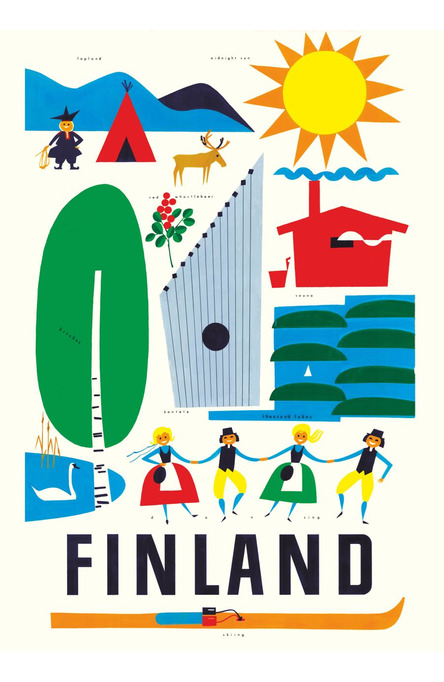 Finland by Christianson, Poster 50 x 70 cm (on demand print)