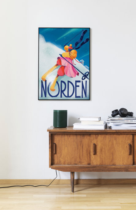 Come to Norden as you are by Vesa-Matti Juutilainen, Poster 50 x 70 cm