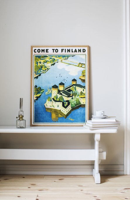 Come to Finland – Olavinlinna, Poster 50 x 70 cm (on demand print)