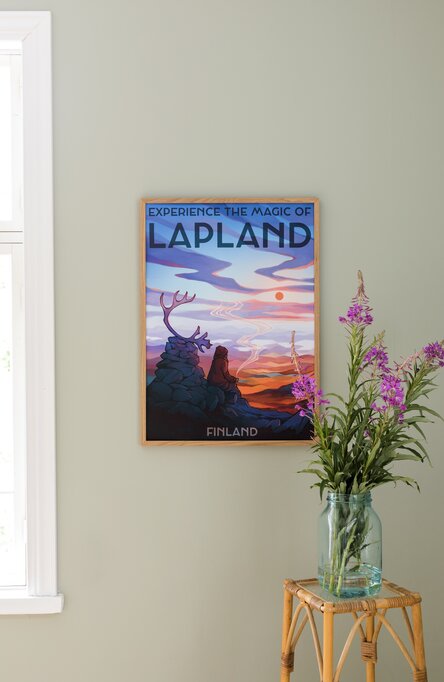 Magic of Lapland by Emma Chudoba, Poster 50 x 70 cm (on demand print)