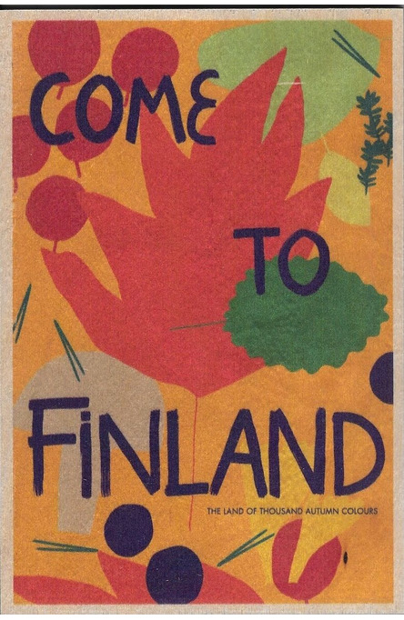 Come to Finland by Réka Király, Wooden postcard