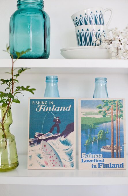 Saimaa…Loveliest!, Wooden postcard