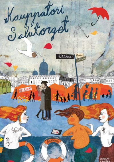 Postcard of Kauppatori in Helsinki