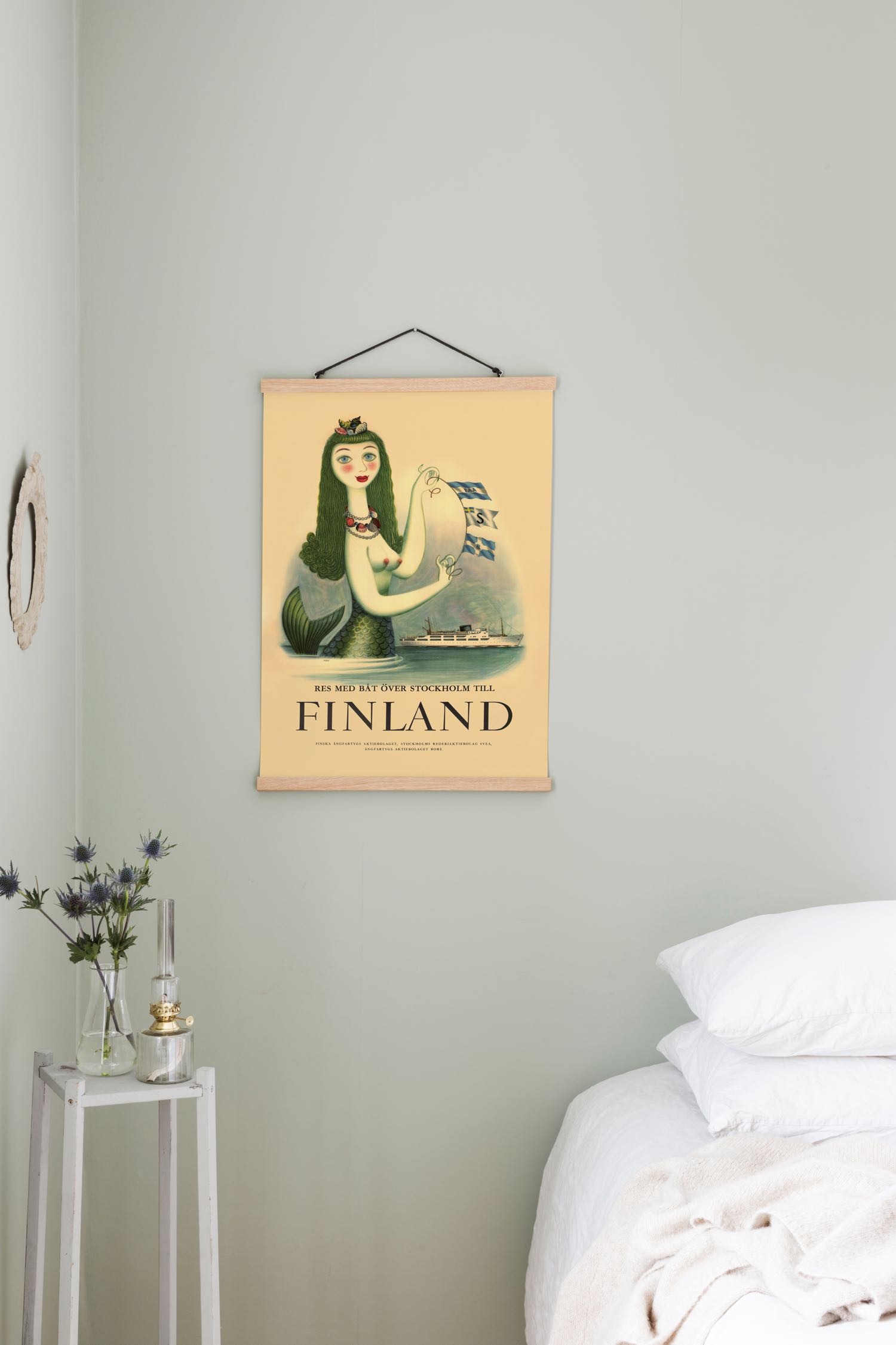 Poster of the seamaid, travel to Finland