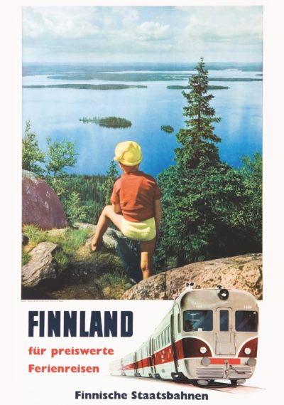 German postcard of Finland