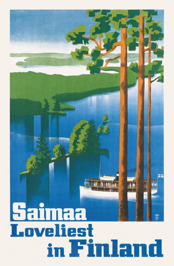 Postcard of Saimaa, loveliest in Finland