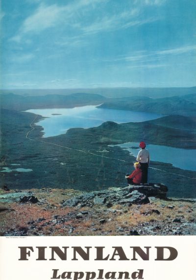 Postcard of a nice view in Lapland