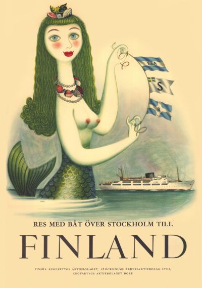 Postcard of Finland, the seamaid