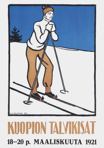Postcard of Kuopio, winter games