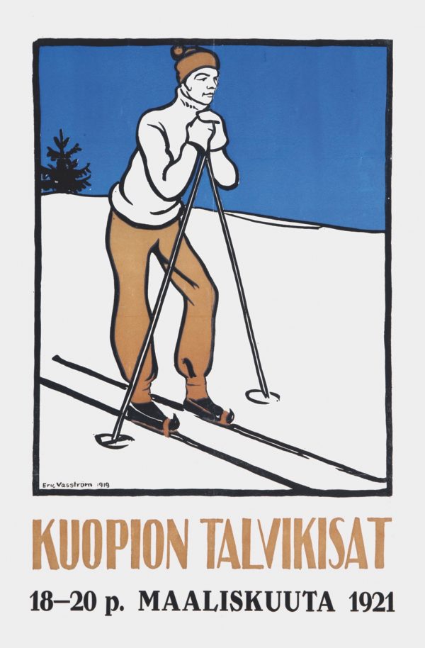 Postcard of Kuopio, winter games
