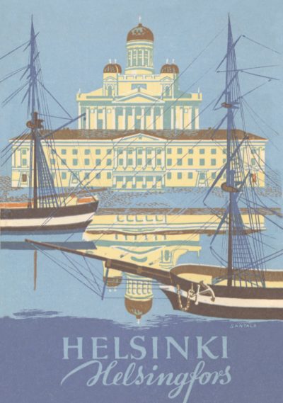 Postcard of Helsinki by Santala