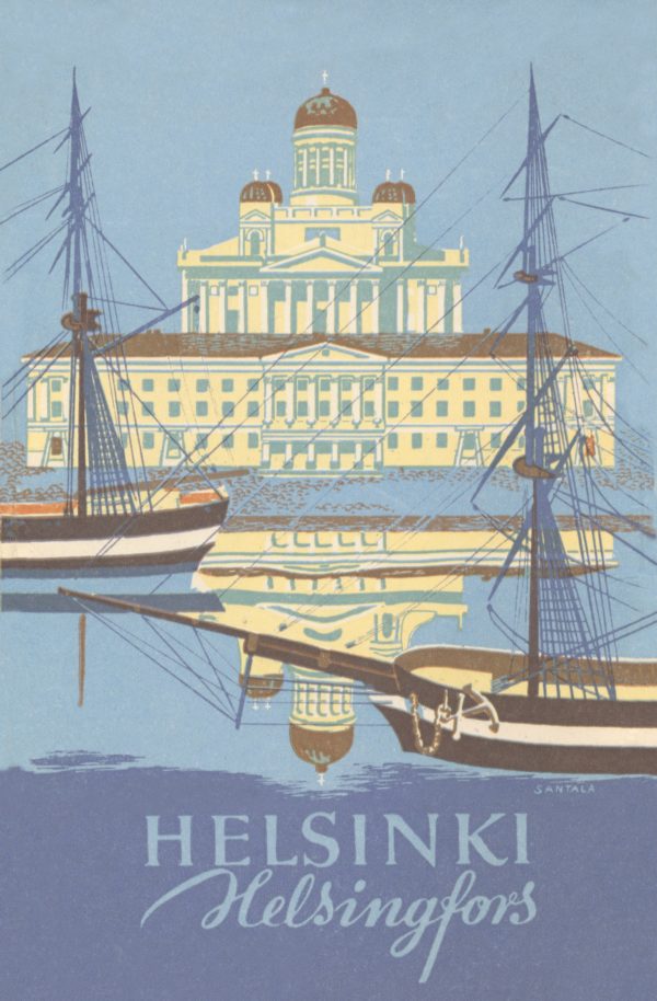 Postcard of Helsinki by Santala