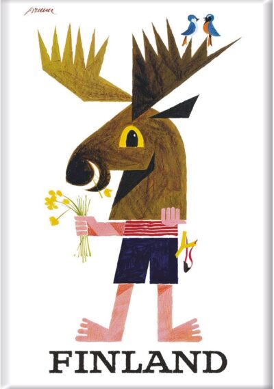 The Moose by Erik Bruun, Magnets