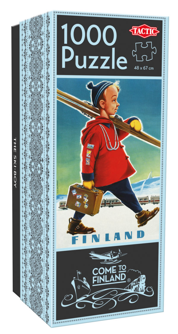 Finland puzzle, the ski boy