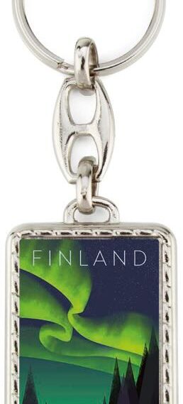 Home of the Northern Lights, key-chain
